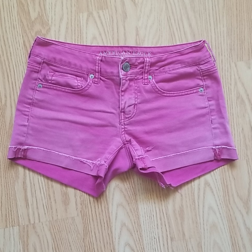 American eagle pink shorts - 4